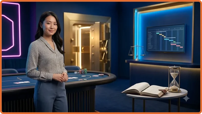 Bàn làm việc hiện đại với laptop, đồng hồ và biểu đồ tài chính minh họa quản lý thời gian và ngân sách