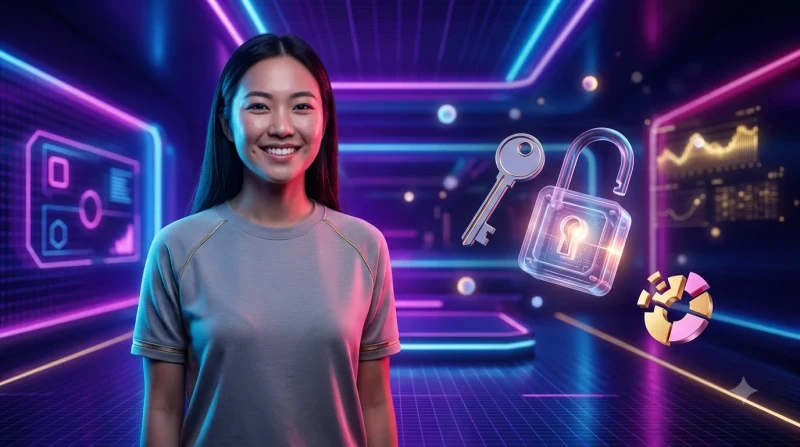 Bàn tay người dùng đang chạm vào biểu tượng 'Quên mật khẩu' phát sáng trên giao diện kỹ thuật số hiện đại.