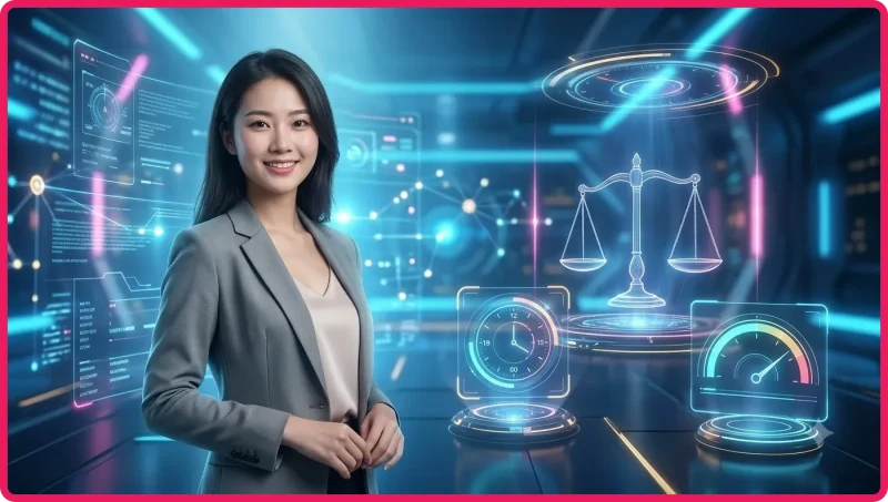 Giao diện minh họa khái niệm nền tảng giải trí trực tuyến an toàn