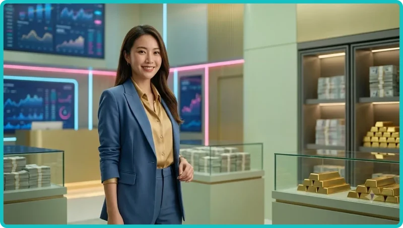 Minh họa lựa chọn nền tảng xổ số online tại Việt Nam với giao diện số hóa trên điện thoại