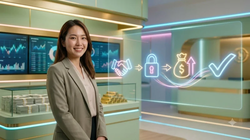 Người dùng cài đặt ứng dụng ALO789 trên điện thoại với biểu tượng tải xuống và bảo mật