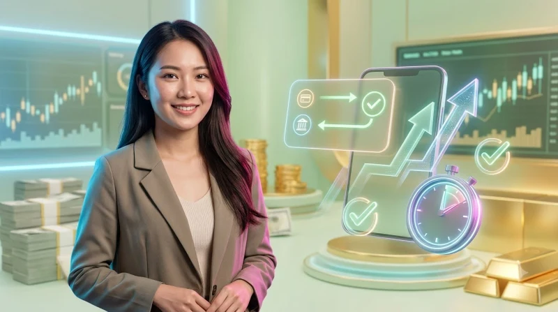 Quy trình từng bước kiểm tra trạng thái giao dịch trên ứng dụng di động