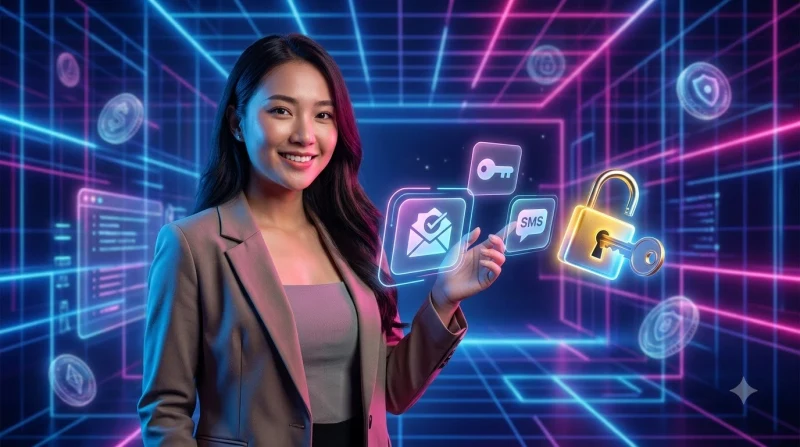 So sánh hai phương thức khôi phục: một lá chắn kỹ thuật số an toàn và một lá chắn bị nứt, cảnh báo về sự lựa chọn.
